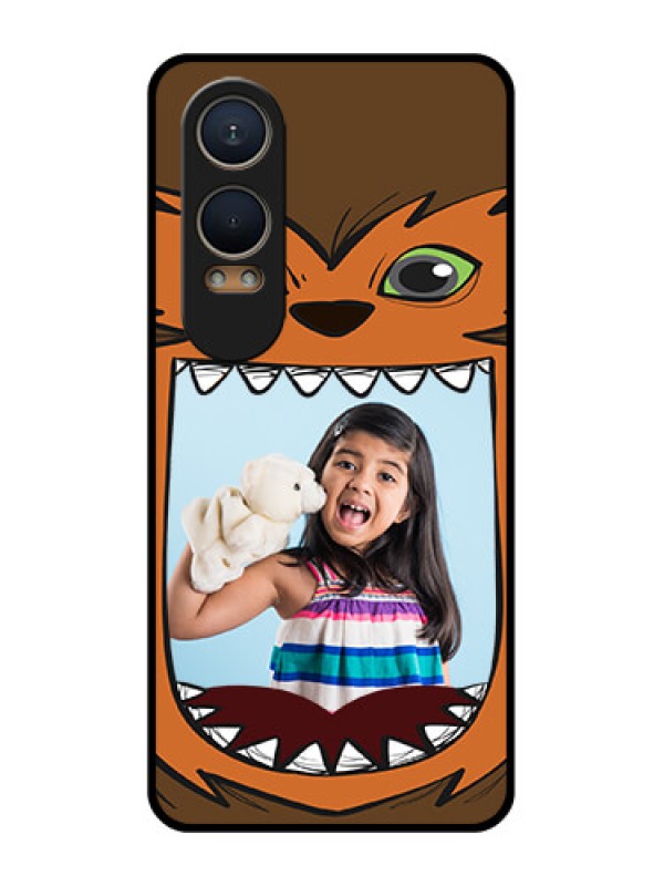 Custom OnePlus Nord Ce 4 Lite 5G Custom Metal Phone CaseOwl Monster Back Case Design