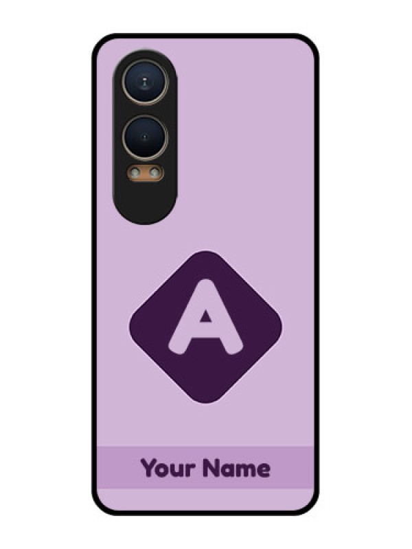 Custom OnePlus Nord Ce 4 Lite 5G Custom Metal Phone CaseCustom Letter In Curved Badge Design