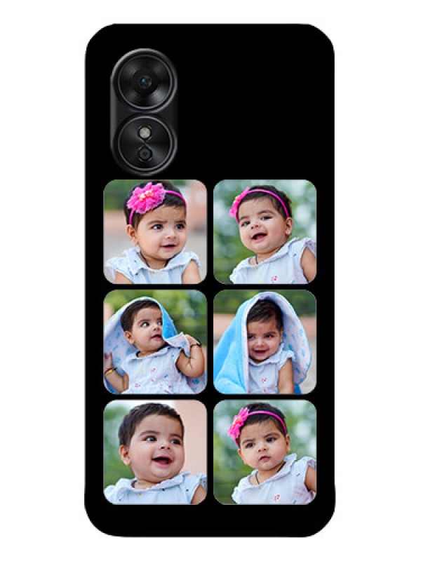 Custom Oppo A17 Custom Metal Phone CaseMultiple Pictures Design