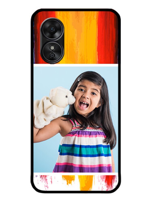 Custom Oppo A17 Custom Metal Phone CaseMulti Color Design