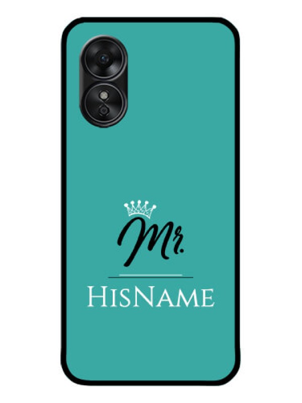 Custom Oppo A17 Custom Metal Phone CaseMr With Name Design