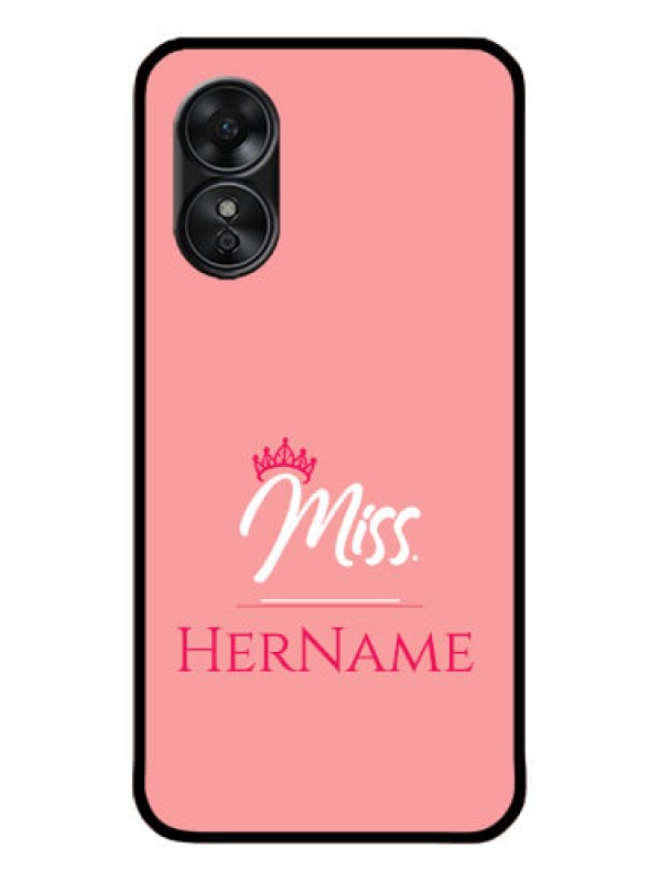 Custom Oppo A17 Custom Metal Phone CaseMrs With Name Design