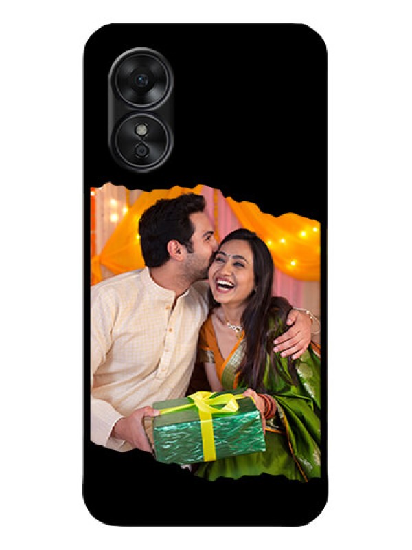 Custom Oppo A17 Custom Metal Phone CaseTear - Off Design