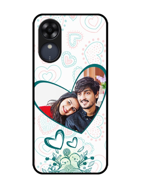 Custom Oppo A17k Custom Metal Phone Case - Premium Couple Design
