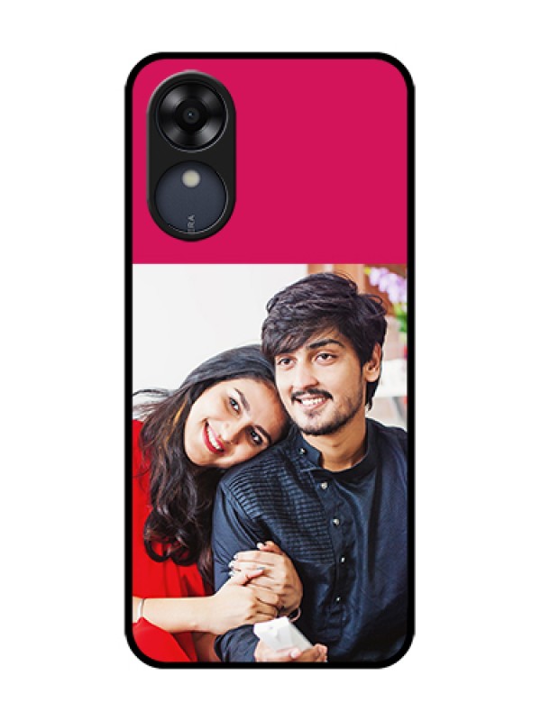 Custom Oppo A17k Custom Metal Phone Case - Anniversary Cover Design