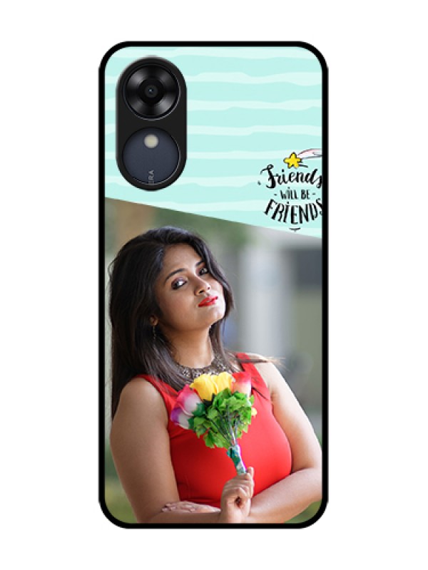 Custom Oppo A17k Custom Metal Phone Case - Friends Picture Icon Design