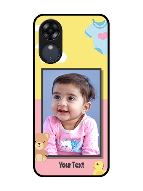 Custom Oppo A17k Custom Metal Phone Case - Kids 2 Color Design