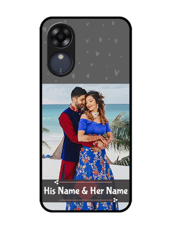 Custom Oppo A17k Custom Metal Phone Case - Buy Love Design With Photo Online