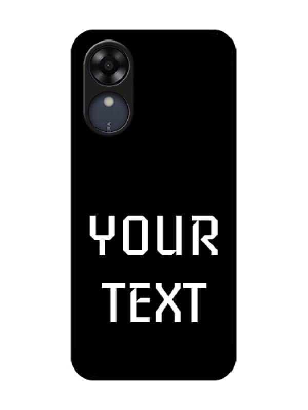 Custom Oppo A17k Custom Metal Phone Case - Your Name Design