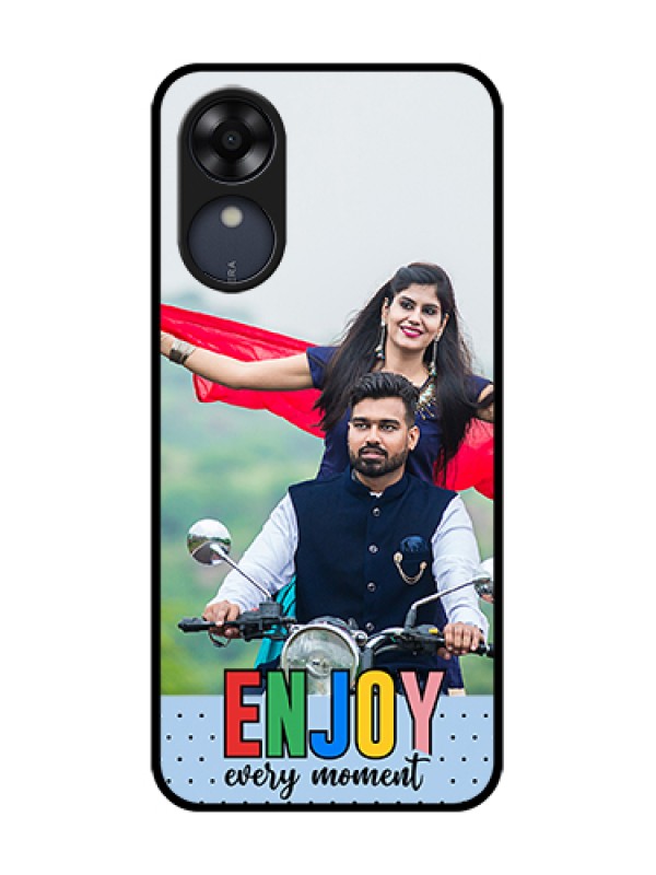 Custom Oppo A17k Custom Metal Phone Case - Enjoy Every Moment Design