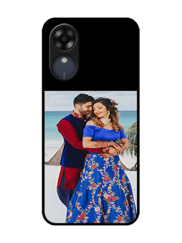 Custom Oppo A17K Custom Metal Phone Case - Upload Full Picture With Custom Color Design