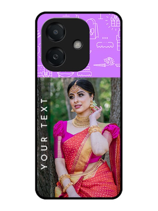 Custom Oppo A3 5G Custom Metal Phone Case - Birthday Icons Design