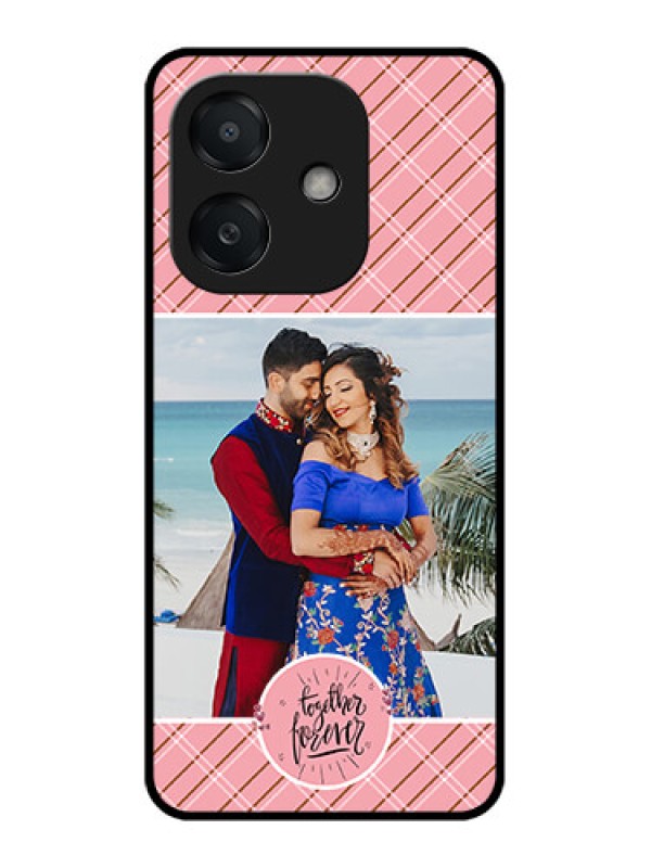Custom Oppo A3 5G Custom Metal Phone Case - Together Forever Design
