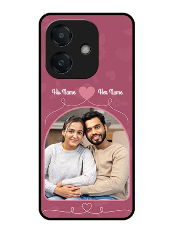 Custom Oppo A3 5G Custom Metal Phone Case - Love Floral Design