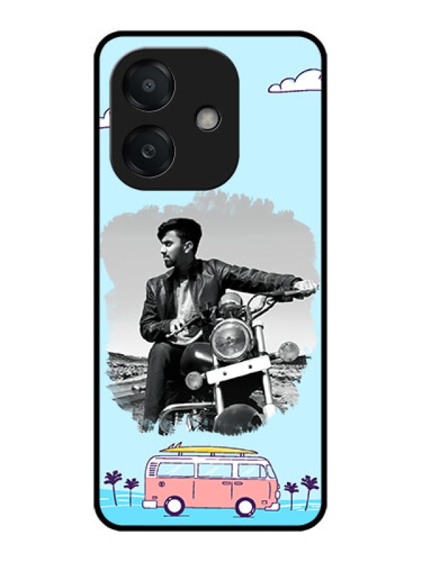 Custom Oppo A3 5G Custom Metal Phone Case - Travel and Adventure Design