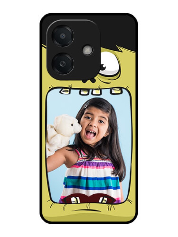 Custom Oppo A3 5G Custom Metal Phone Case - Cartoon Monster Back Case Design