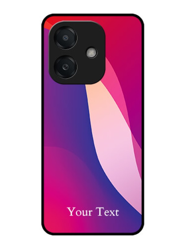 Custom Oppo A3 5G Custom Metal Phone Case - Digital Abstract Overlap Design