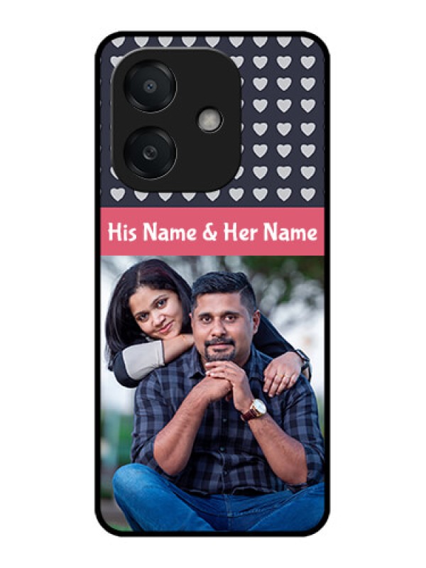 Custom Oppo A3X 5G Custom Metal Phone CaseLove Symbols Design