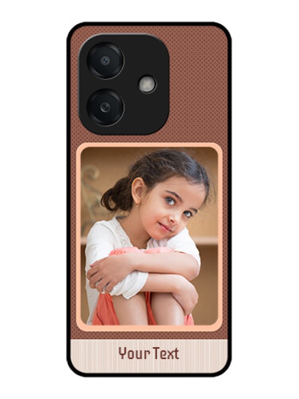 Custom Oppo A3X 5G Custom Metal Phone CaseSimple Pic Upload Design