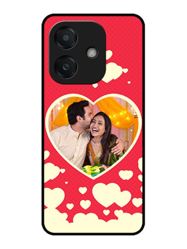 Custom Oppo A3X 5G Custom Metal Phone CaseLove Symbols Phone Cover Design