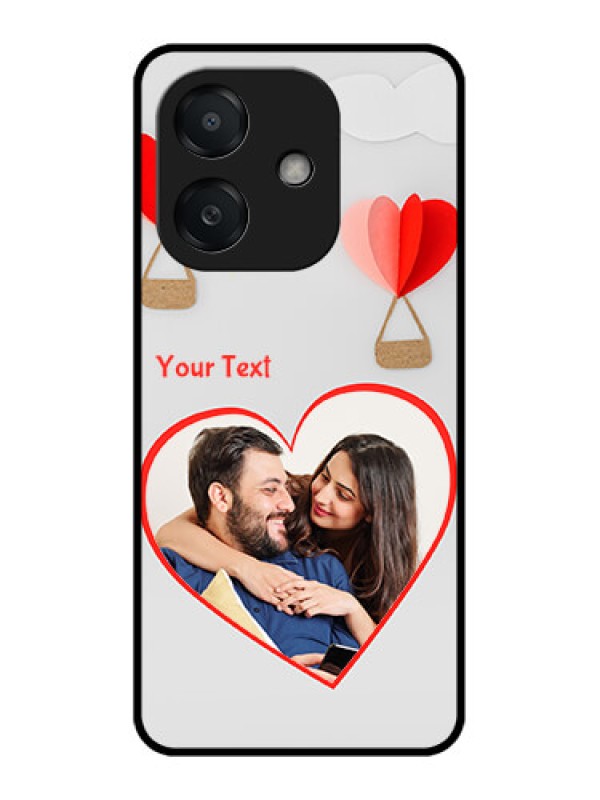 Custom Oppo A3X 5G Custom Metal Phone CaseParachute Love Design