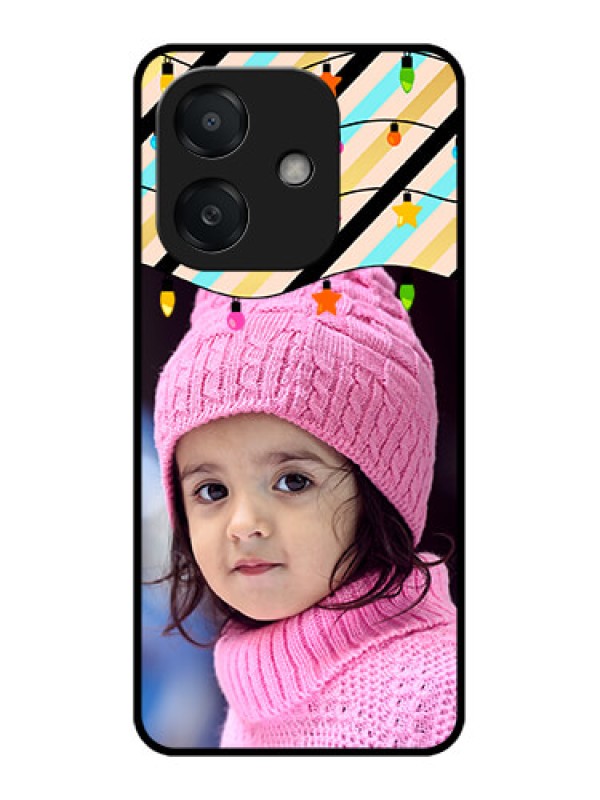 Custom Oppo A3X 5G Custom Metal Phone CaseLights Hanging Design