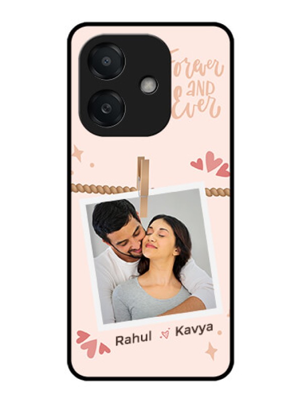 Custom Oppo A3X 5G Custom Metal Phone CaseForever And Ever Love Design