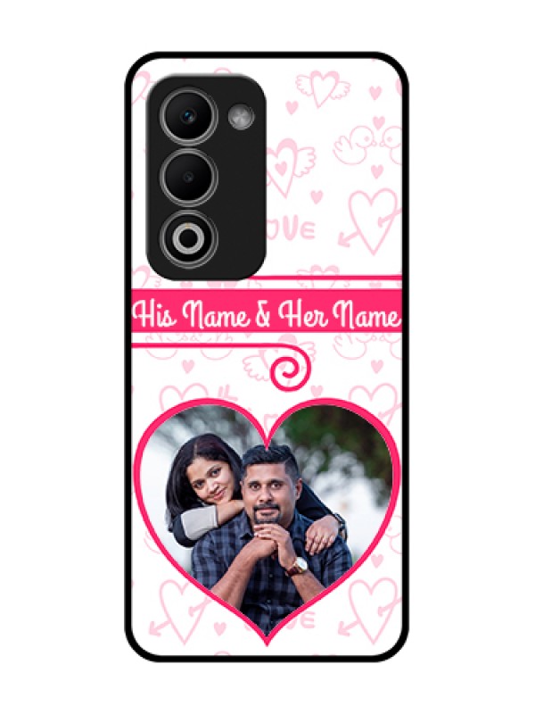 Custom Oppo A5 5G Custom Metal Phone Case - Heart Shape Love Design