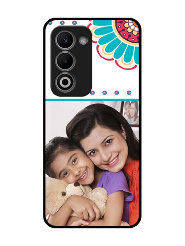 Custom Oppo A5 5G Custom Metal Phone Case - Flower Design