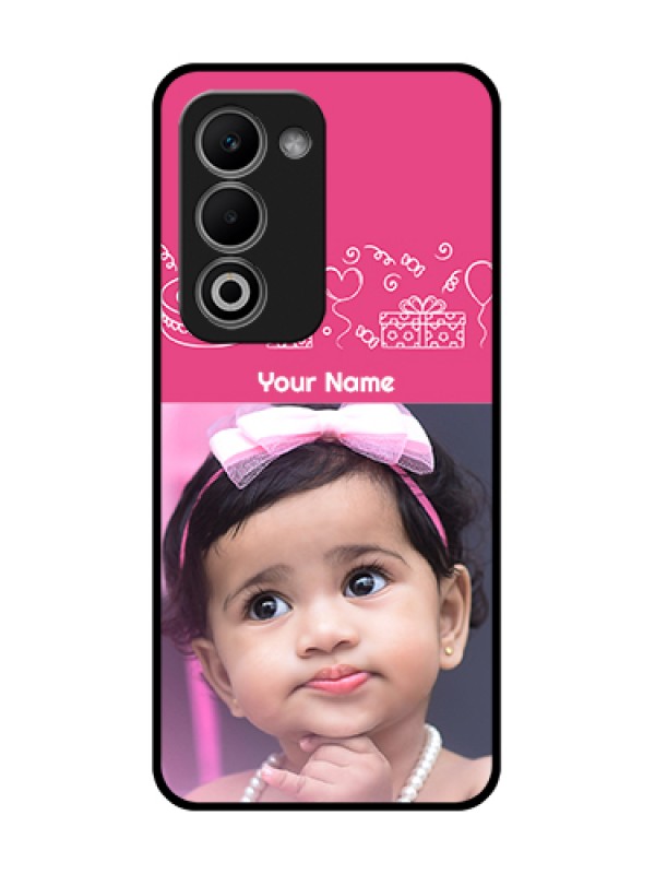 Custom Oppo A5 5G Custom Metal Phone Case - With Birthday Line Art Design