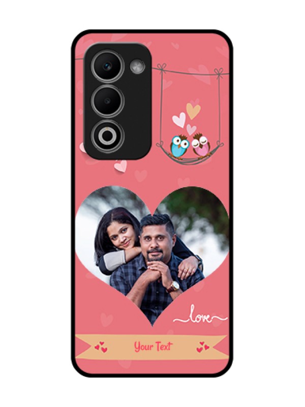Custom Oppo A5 5G Custom Metal Phone Case - Peach Color Love Design