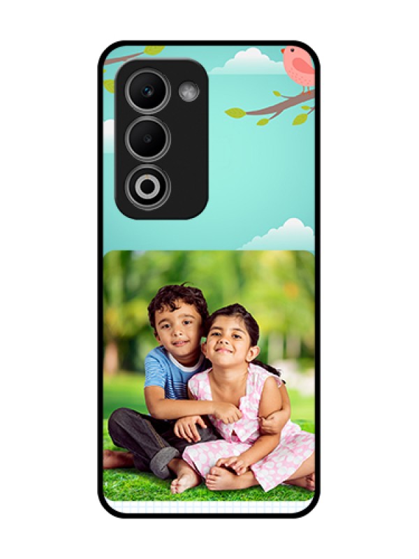 Custom Oppo A5 5G Custom Metal Phone Case - Doodle Love Design