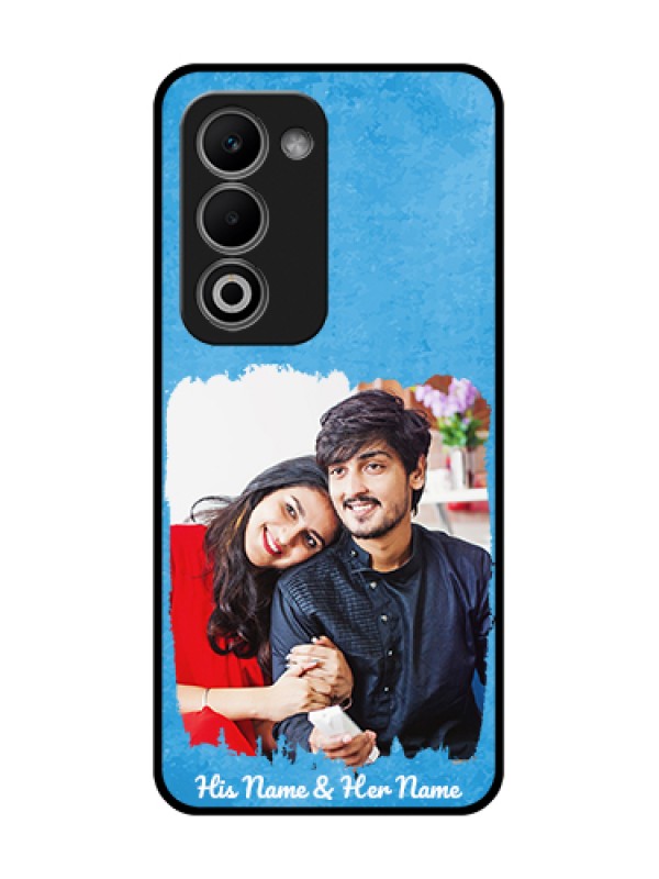 Custom Oppo A5 5G Custom Metal Phone Case - Blue Color Vintage Design