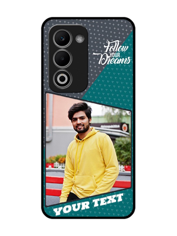 Custom Oppo A5 5G Custom Metal Phone Case - Background Pattern Design With Quote