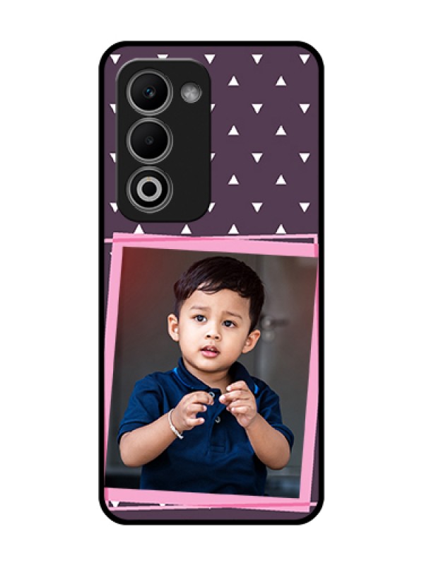 Custom Oppo A5 5G Custom Metal Phone Case - Triangle Pattern Dotted Design