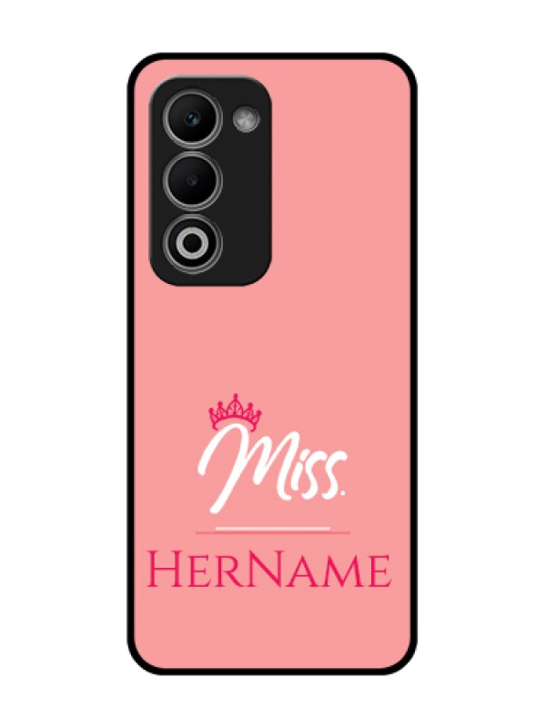 Custom Oppo A5 5G Custom Metal Phone Case - Mrs With Name Design