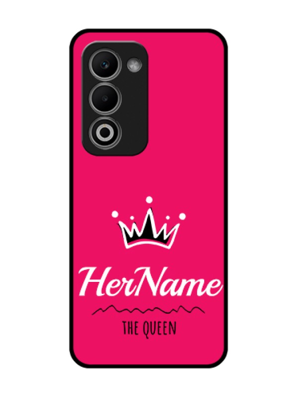 Custom Oppo A5 5G Custom Metal Phone Case - Queen With Name Design
