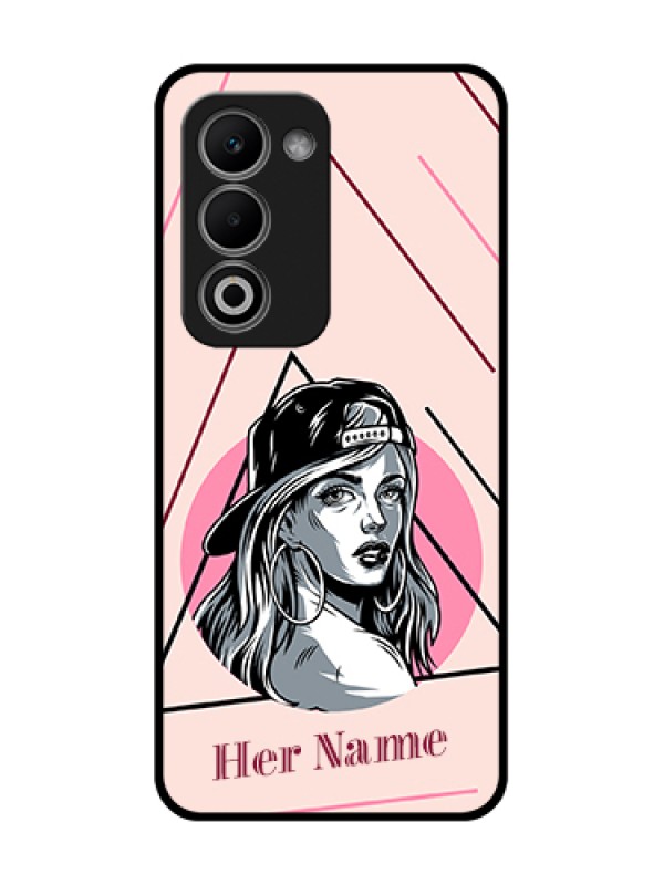 Custom Oppo A5 5G Custom Metal Phone Case - Rockstar Girl Design