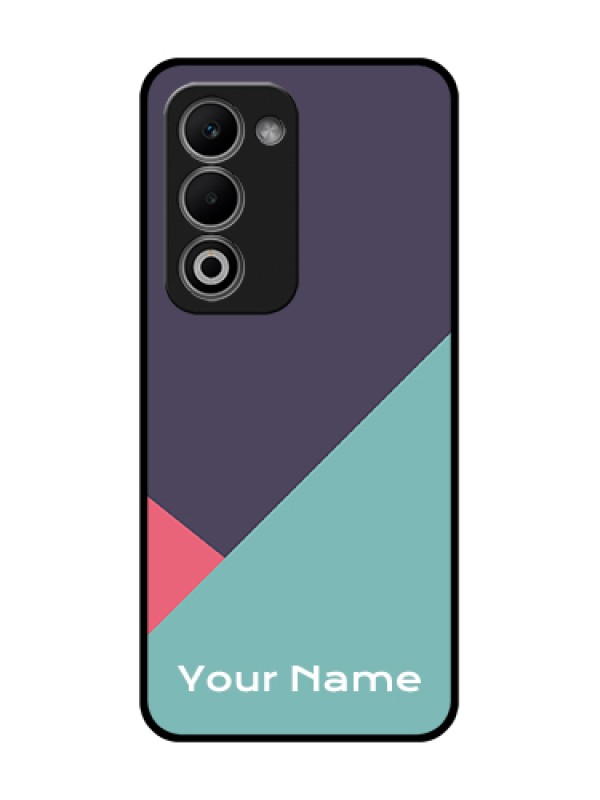 Custom Oppo A5 5G Custom Metal Phone Case - Tri Color Abstract Design