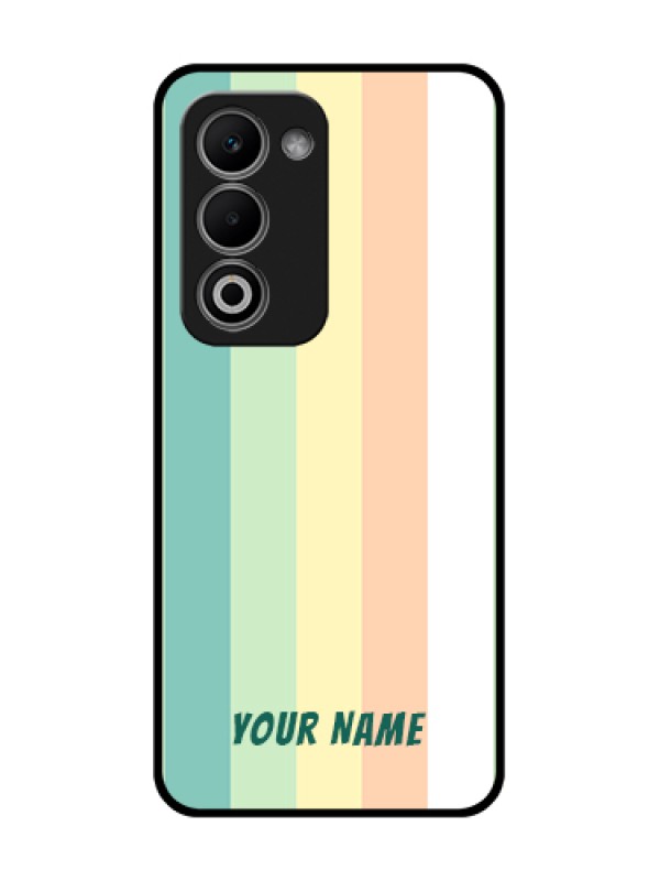 Custom Oppo A5 5G Custom Metal Phone Case - Multi - Colour Stripes Design