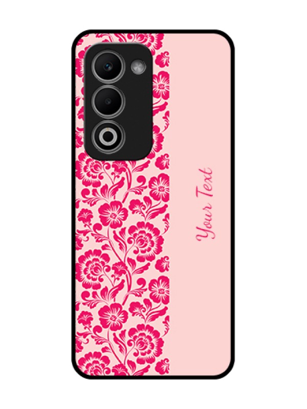 Custom Oppo A5 5G Custom Metal Phone Case - Attractive Floral Pattern Design