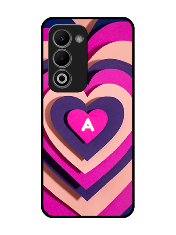 Custom Oppo A5 5G Custom Metal Phone Case - Cute Heart Pattern Design