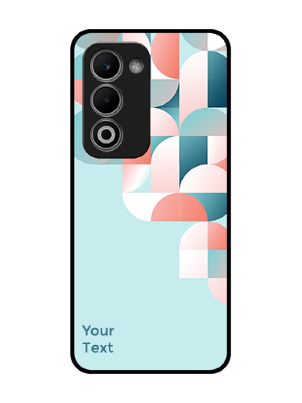 Custom Oppo A5 5G Custom Metal Phone Case - Stylish Semi - Circle Pattern Design