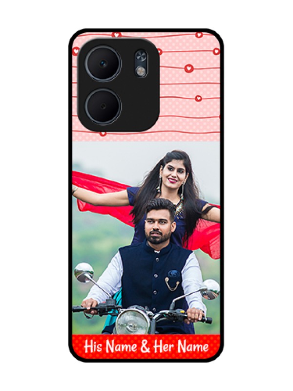 Custom Oppo A5X 4G Custom Metal Phone Case - Red Pattern Case Design