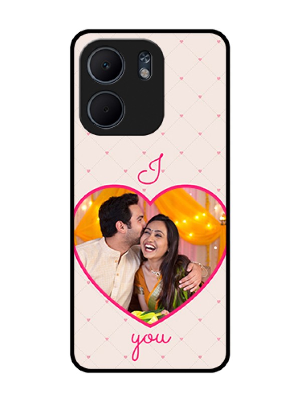 Custom Oppo A5X 4G Custom Metal Phone Case - Heart Shape Design