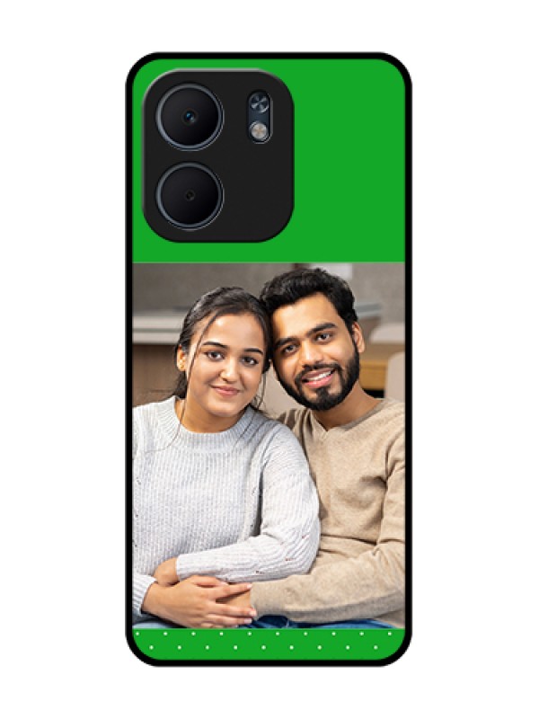Custom Oppo A5X 4G Custom Metal Phone Case - Green Pattern Design