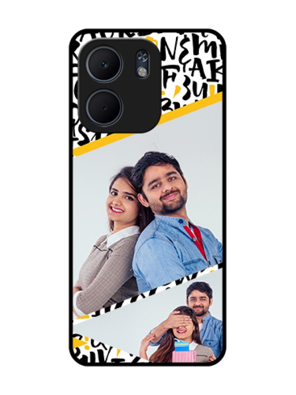 Custom Oppo A5X 4G Custom Metal Phone Case - Letters Pattern Design