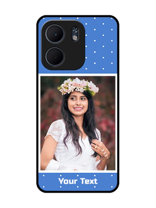 Custom Oppo A5X 4G Custom Metal Phone Case - Polka Dots Design
