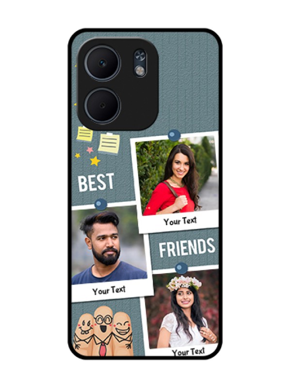 Custom Oppo A5X 4G Custom Metal Phone Case - Sticky Frames And Friendship Design