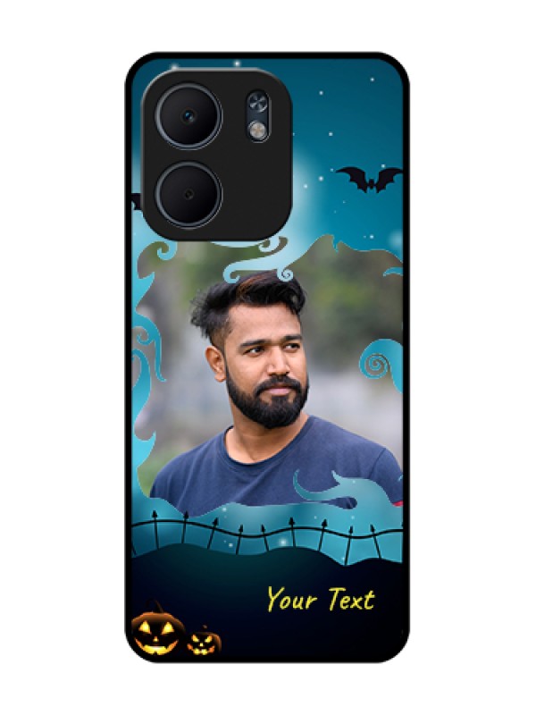 Custom Oppo A5X 4G Custom Metal Phone Case - Halloween Frame Design